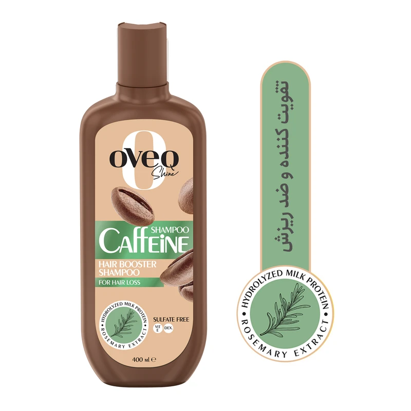 شامپو ضد ریزش مو اوک شاین مدل کافئین حجم 400 میلیلیتر - Image 2